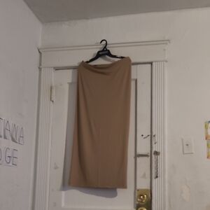 H&M Tan Pencil Skirt